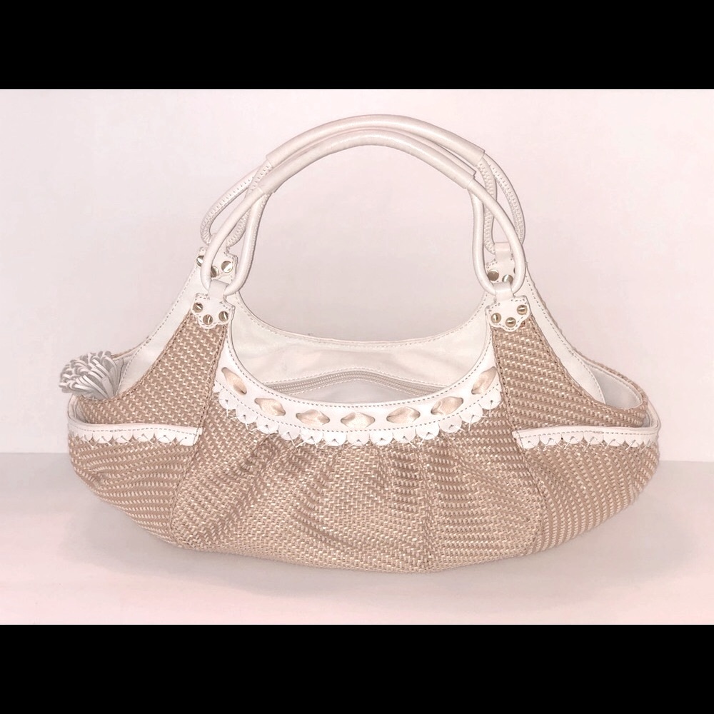 Cole Haan Sarah Straw Purse (Unique & Rare)